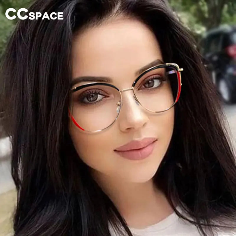 COMPUTER GLASSES ANTI BLUE LIGHT Frames Women Tr90 Fashion Computer Eyeglasses