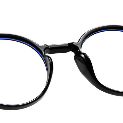 ANTI BLUE LIGHT Round Prescription Glasses For The Nearsighted Fashion TR90 Women Men Myopes Lunettes