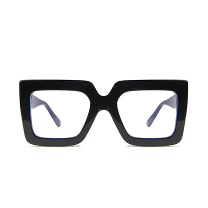 COMPUTER GLASSES / EXECUTIVE Square Shape Woman Eyeglasses Bohemian Style Blue Light Blocking Glasses for Women New Style Decorative Glass