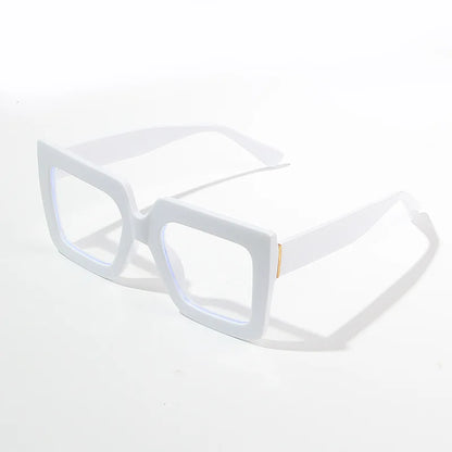 COMPUTER GLASSES / EXECUTIVE Square Shape Woman Eyeglasses Bohemian Style Blue Light Blocking Glasses for Women New Style Decorative Glass