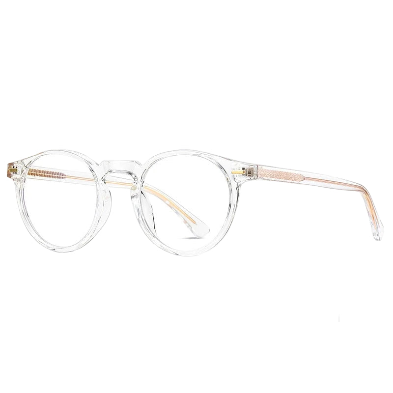 ANTI BLUE LIGHT Round Prescription Glasses Men's Eyeglasses Lunettes Myopia Lenses Eyepieces for Reading Glass Eyewear