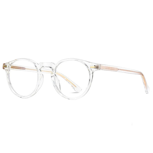 ANTI BLUE LIGHT Round Prescription Glasses Men's Eyeglasses Lunettes Myopia Lenses Eyepieces for Reading Glass Eyewear