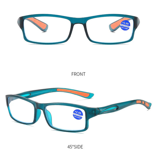 Reading Glasses Women Anti Blue Light Sports Eyeglasses Fashion Man Small Frame Presbyopia Hyperopia Eyewear+1.0+2.0+3.0+4.0
