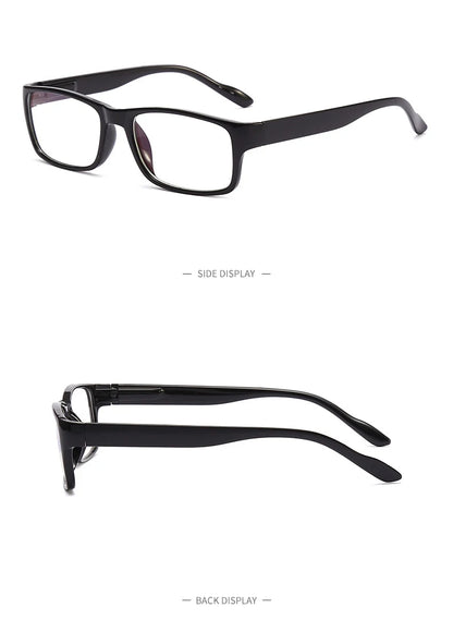 Reading Glasses Women Retro Anti Blue Light Clear Glasses Men Classic Rectangle Hyperopia Eyeglasses +1.0 +1.5 +2.0 +2.5 To +4.0