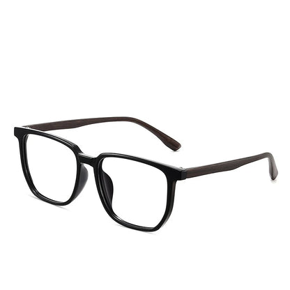 ANTI BLUE LIGHT Wood Pattern Retro /  Glasses for Men Optical TR90 MEN / WOMEN  Square Glasses Frame  Clear Lens Gift Frames F75233