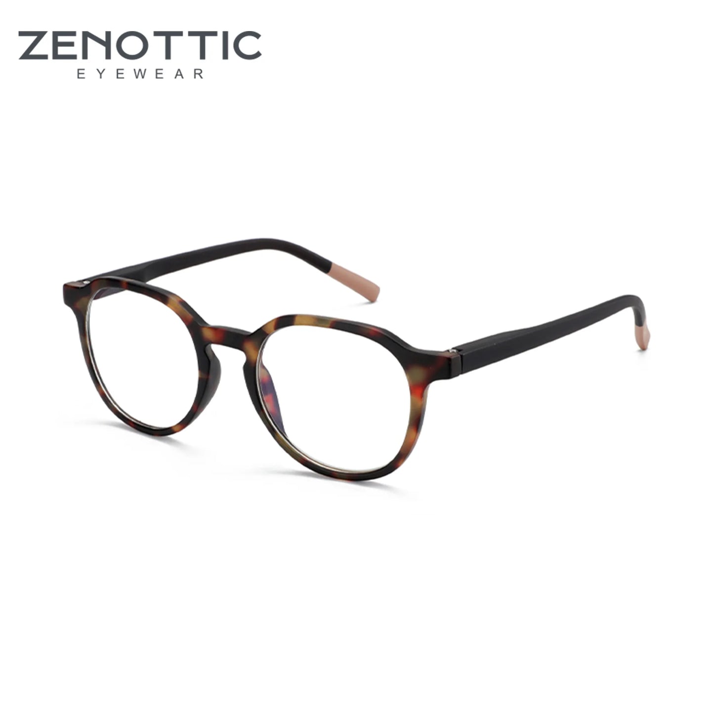 ANTI BLUE LIGHT Retro Circular  Glasses Blue Light Blocking Round Computer Eyeglasses for Unisex Fashion