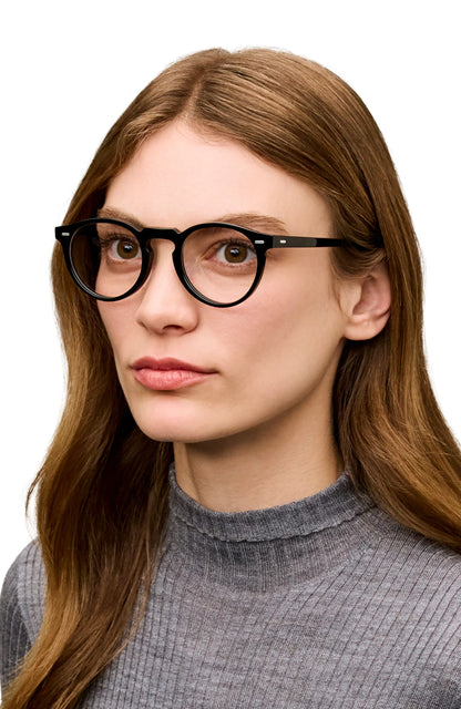 ANTI BLUE LIGHT Round Prescription Glasses Men's Eyeglasses Lunettes Myopia Lenses Eyepieces for Reading Glass Eyewear