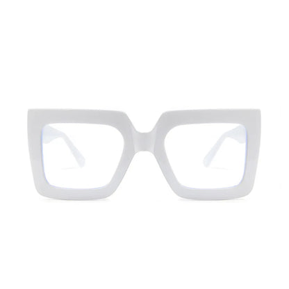 COMPUTER GLASSES / EXECUTIVE Square Shape Woman Eyeglasses Bohemian Style Blue Light Blocking Glasses for Women New Style Decorative Glass