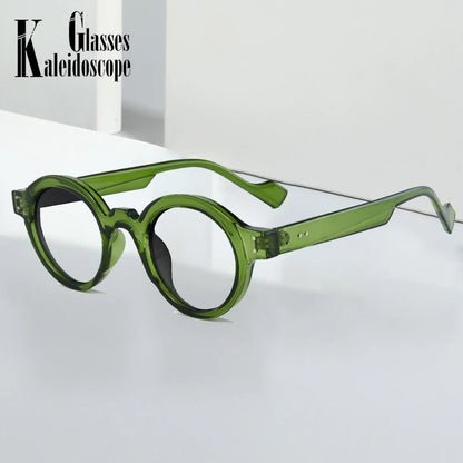Reading Glasses Women Classic Vintage  Trendy Anti Blue Light Computer Eyewear Men Thick Round Frame Hyperopia Glasses Unisex
