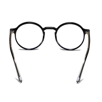 ANTI BLUE LIGHT Round Prescription Glasses For The Nearsighted Fashion TR90 Women Men Myopes Lunettes