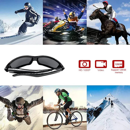 Ai Smart Glasses Unisex  Mini Glasses Camera Portable Outdoor Security Sports DV DVR Video Recorder Surveillance Camcorder For Driving