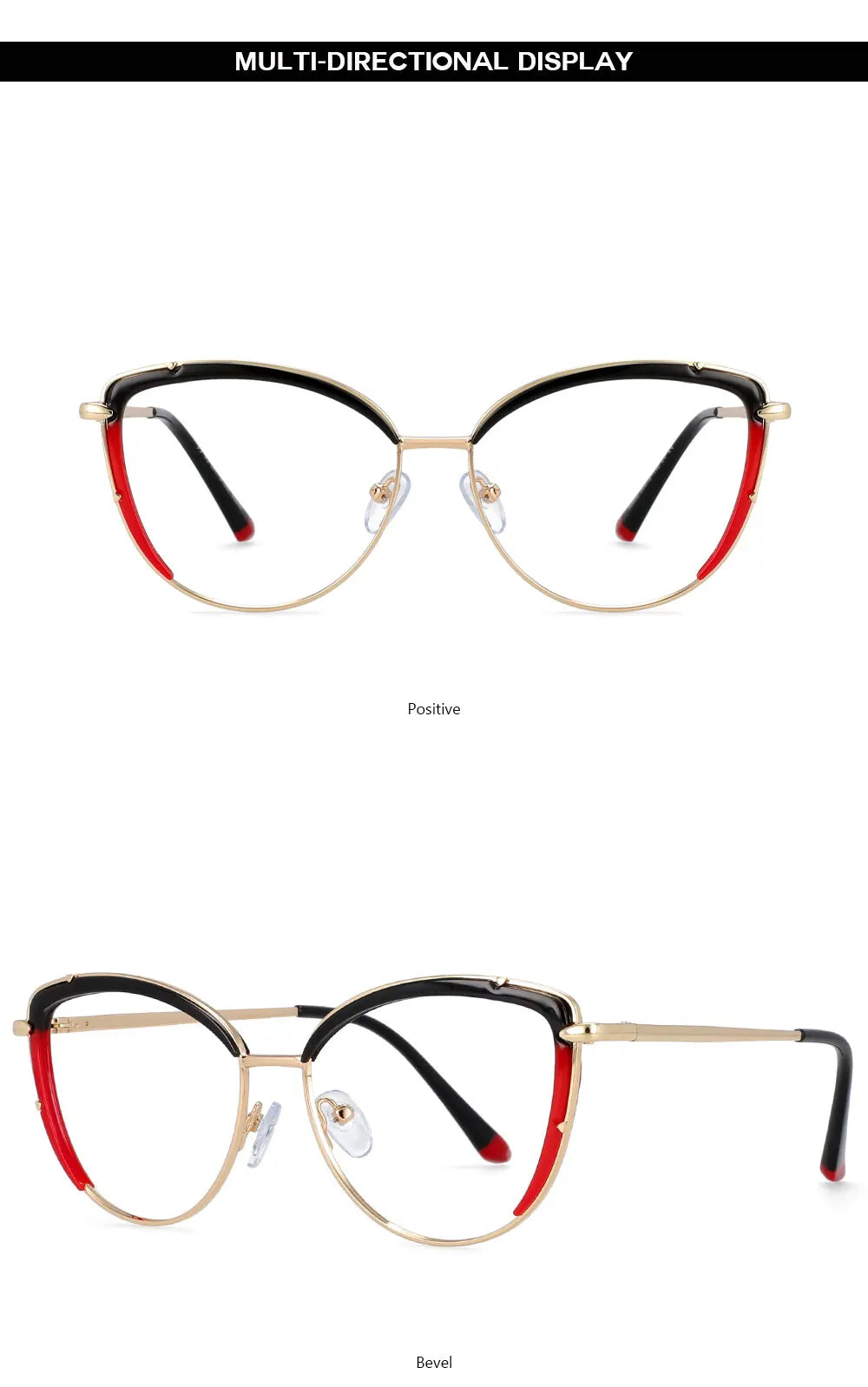 COMPUTER GLASSES ANTI BLUE LIGHT Frames Women Tr90 Fashion Computer Eyeglasses