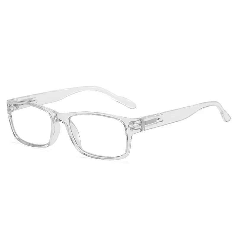 Reading Glasses Women Retro Anti Blue Light Clear Glasses Men Classic Rectangle Hyperopia Eyeglasses +1.0 +1.5 +2.0 +2.5 To +4.0