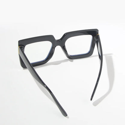 COMPUTER GLASSES / EXECUTIVE Square Shape Woman Eyeglasses Bohemian Style Blue Light Blocking Glasses for Women New Style Decorative Glass