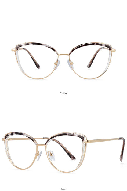 COMPUTER GLASSES ANTI BLUE LIGHT Frames Women Tr90 Fashion Computer Eyeglasses