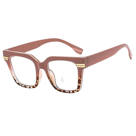 COMPUTER GLASSES / EXECUTIVE  Big Square Frame Spectacles Anti Blue Light Optics Glasses for Women  Eyewear