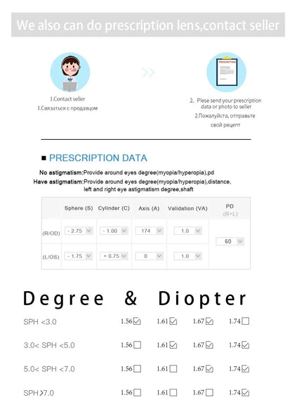 ANTI BLUE LIGHT Round Prescription Glasses Men's Eyeglasses Lunettes Myopia Lenses Eyepieces for Reading Glass Eyewear