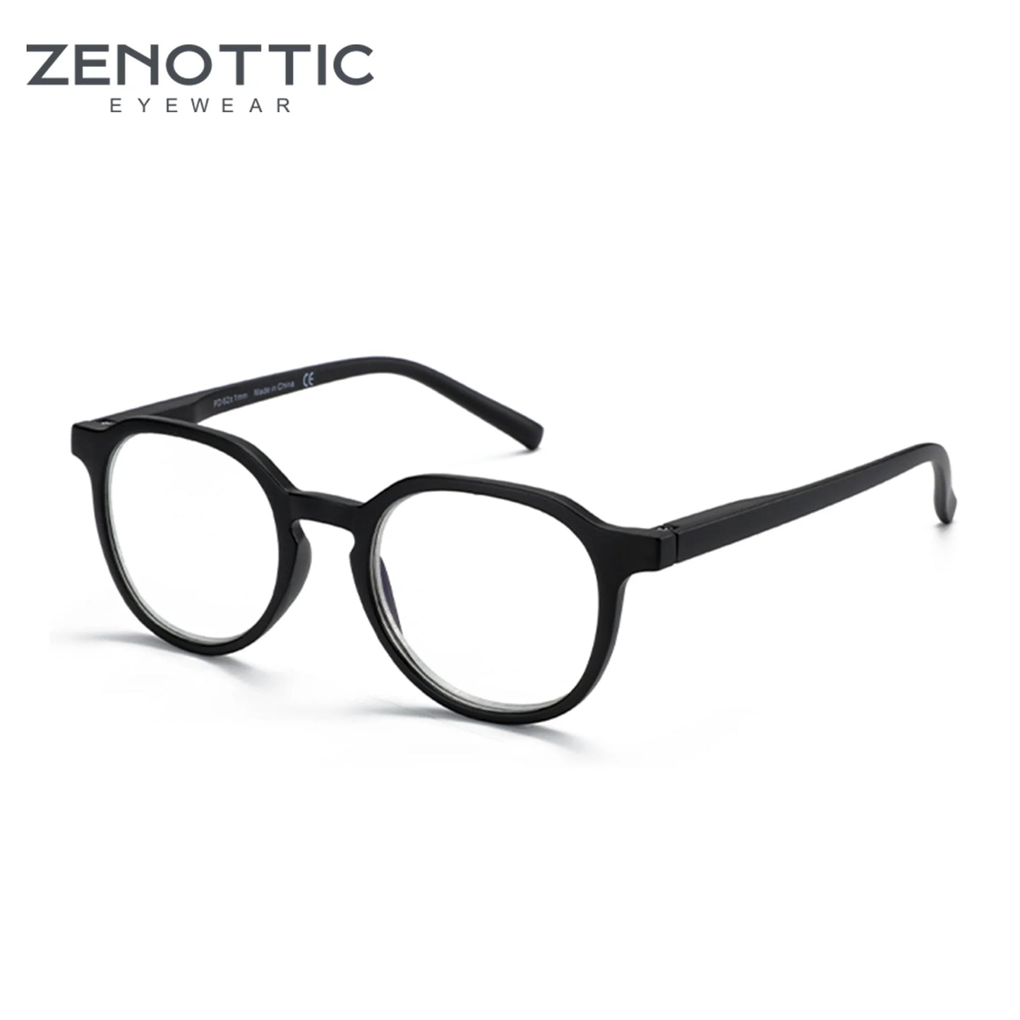 ANTI BLUE LIGHT Retro Circular  Glasses Blue Light Blocking Round Computer Eyeglasses for Unisex Fashion