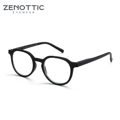 ANTI BLUE LIGHT Retro Circular  Glasses Blue Light Blocking Round Computer Eyeglasses for Unisex Fashion