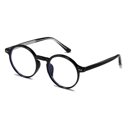ANTI BLUE LIGHT Round Prescription Glasses For The Nearsighted Fashion TR90 Women Men Myopes Lunettes