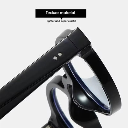 Reading Glasses Women Classic Vintage  Trendy Anti Blue Light Computer Eyewear Men Thick Round Frame Hyperopia Glasses Unisex